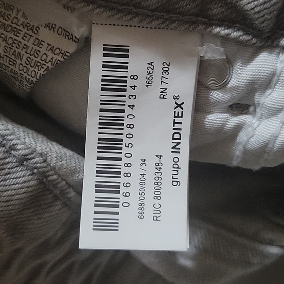 Zara faded  jean shorts - Picture 5 of 5